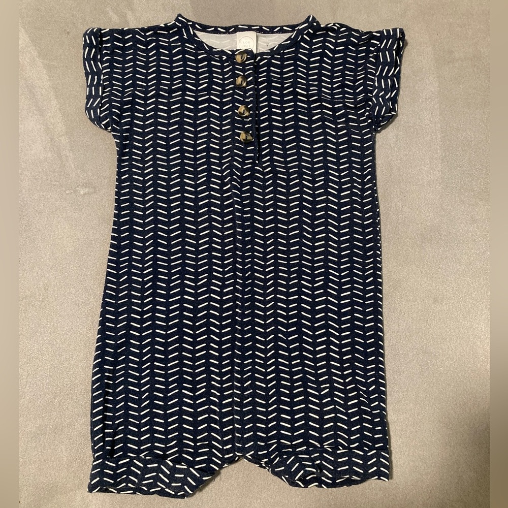 Lou Lou and Co Navy Blue Romper
